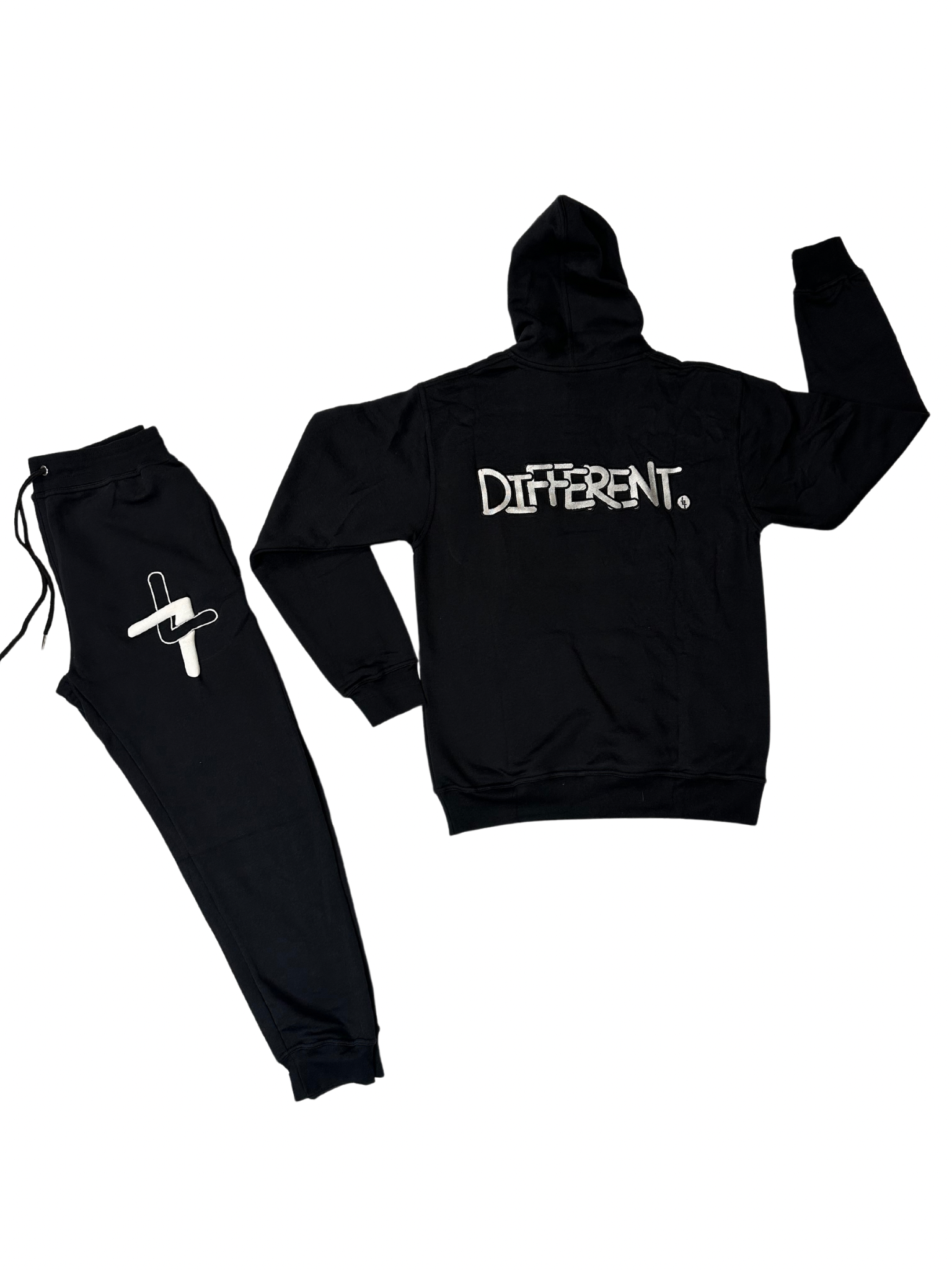 PRE-ORDER “DIFFERENT” Black Sweatsuit