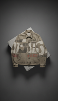 Urban Jacket With Worn Taupe Finish
