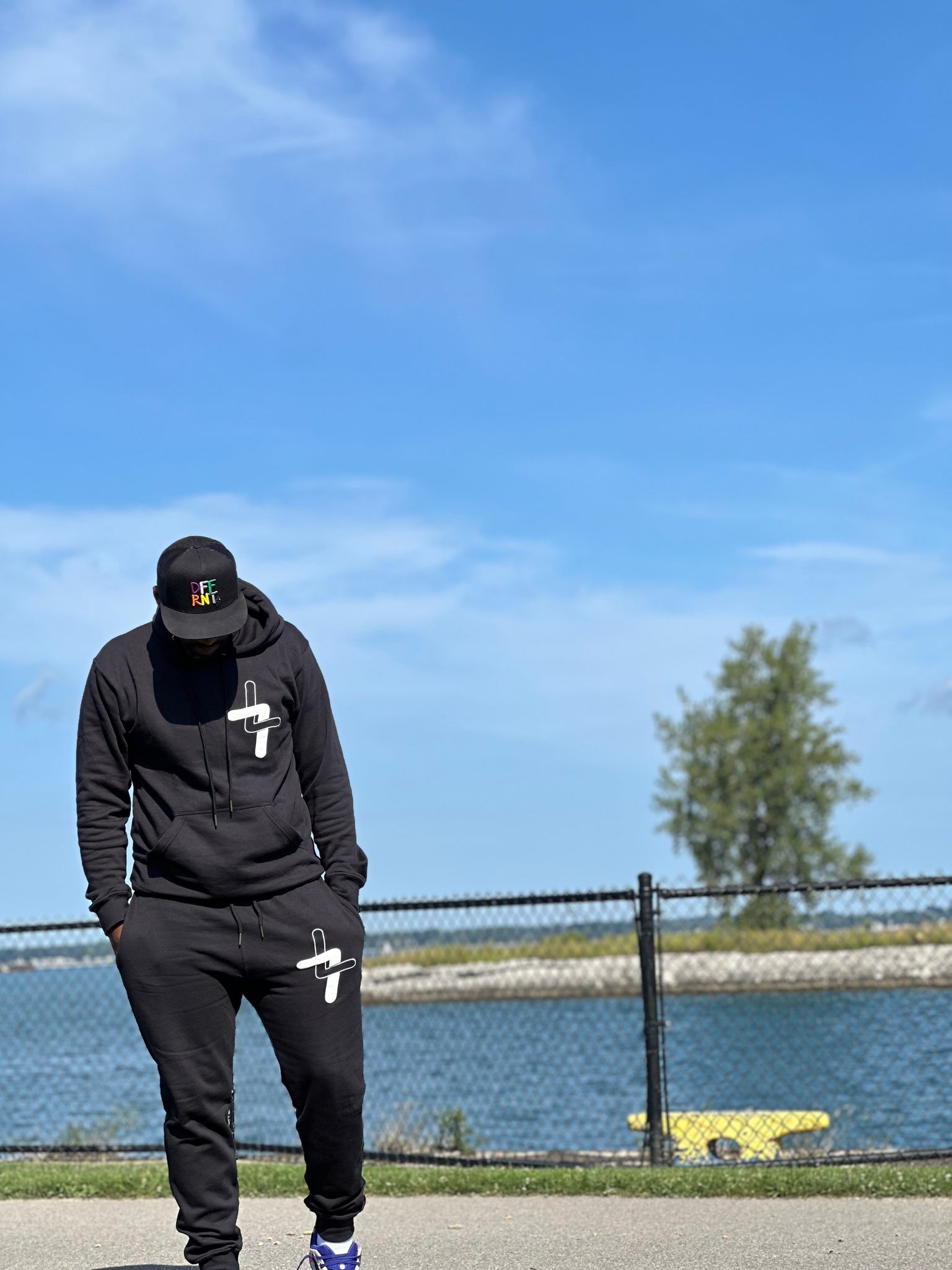 PRE-ORDER “DIFFERENT” Black Sweatsuit