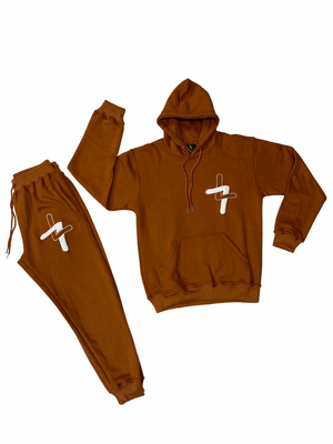 PRE-ORDER “DIFFERENT” Teddy Brown Sweatsuit