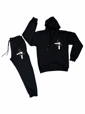 PRE-ORDER “DIFFERENT” Black Sweatsuit