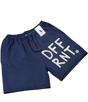 DFFRNT Embroidered Shorts (Navy)